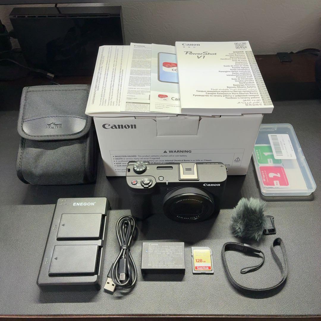 【新品同様】Canon PowerShot V1 コンパクトデジタルカメラ