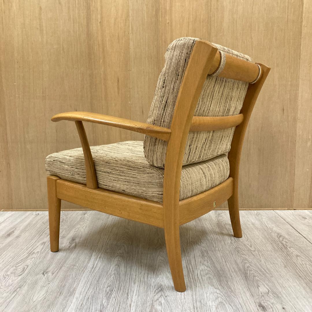 【飛騨産業 】キツツキ クレセント アームチェア 1人掛けソファ シングル　A