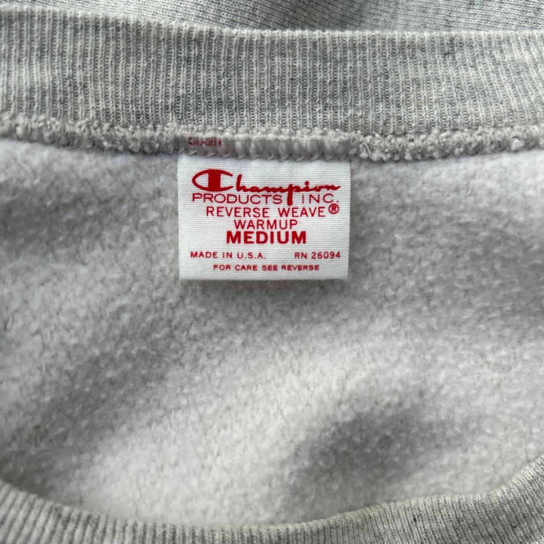 USA製 Champion リバースウィーブ スウェット　復刻　赤タグ　目無し