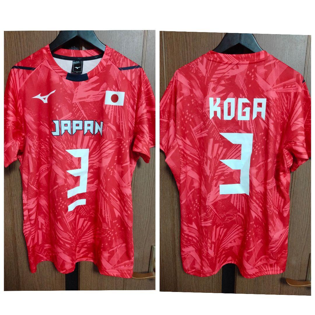 ミズノ バレーボール女子日本代表 古賀紗理那 #3 ユニフォーム Tシャツ
