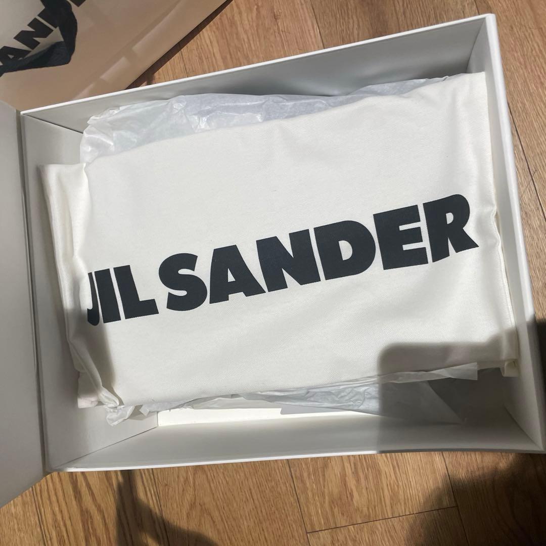 ジルサンダー サンダル 42 SUEDE REVERSED ブラック 厚底 黒