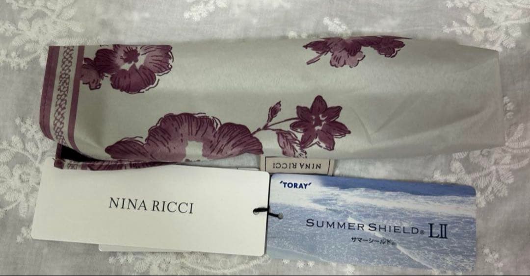 タイムセールNINA RICCI晴雨兼用日傘 サマーシールドLII 軽量 新品
