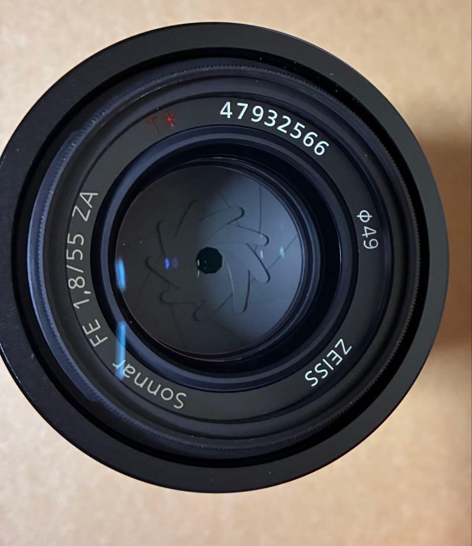 SONY sonnar T＊ FE 55mm F1.8 ZA プロテクター付き