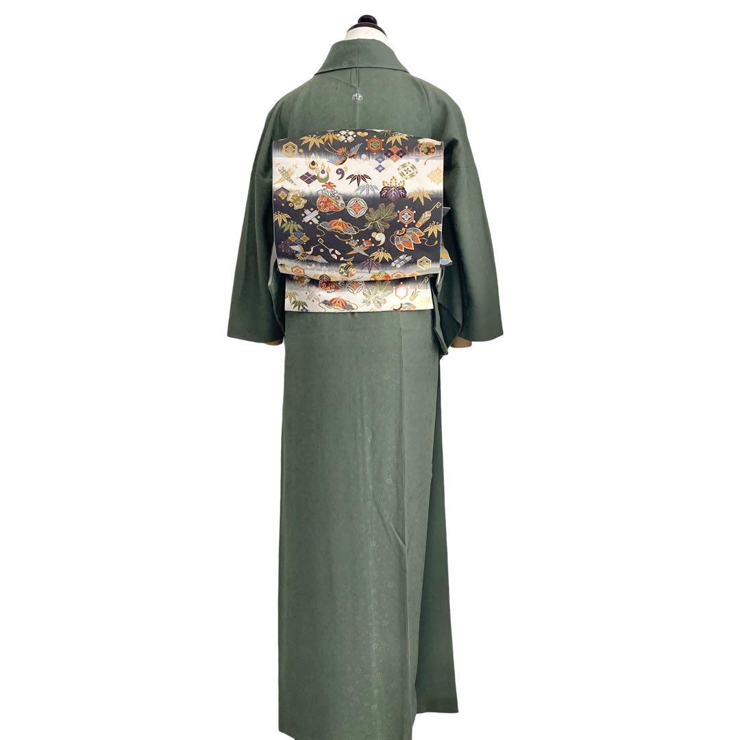 ★ twin R様★草緑 色無地　着物　礼装 卒業式 入学式 フルセット可