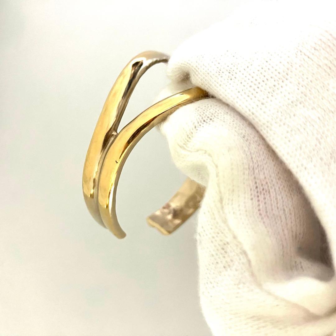 CHANEL シャネル CCロゴバングル ゴールド