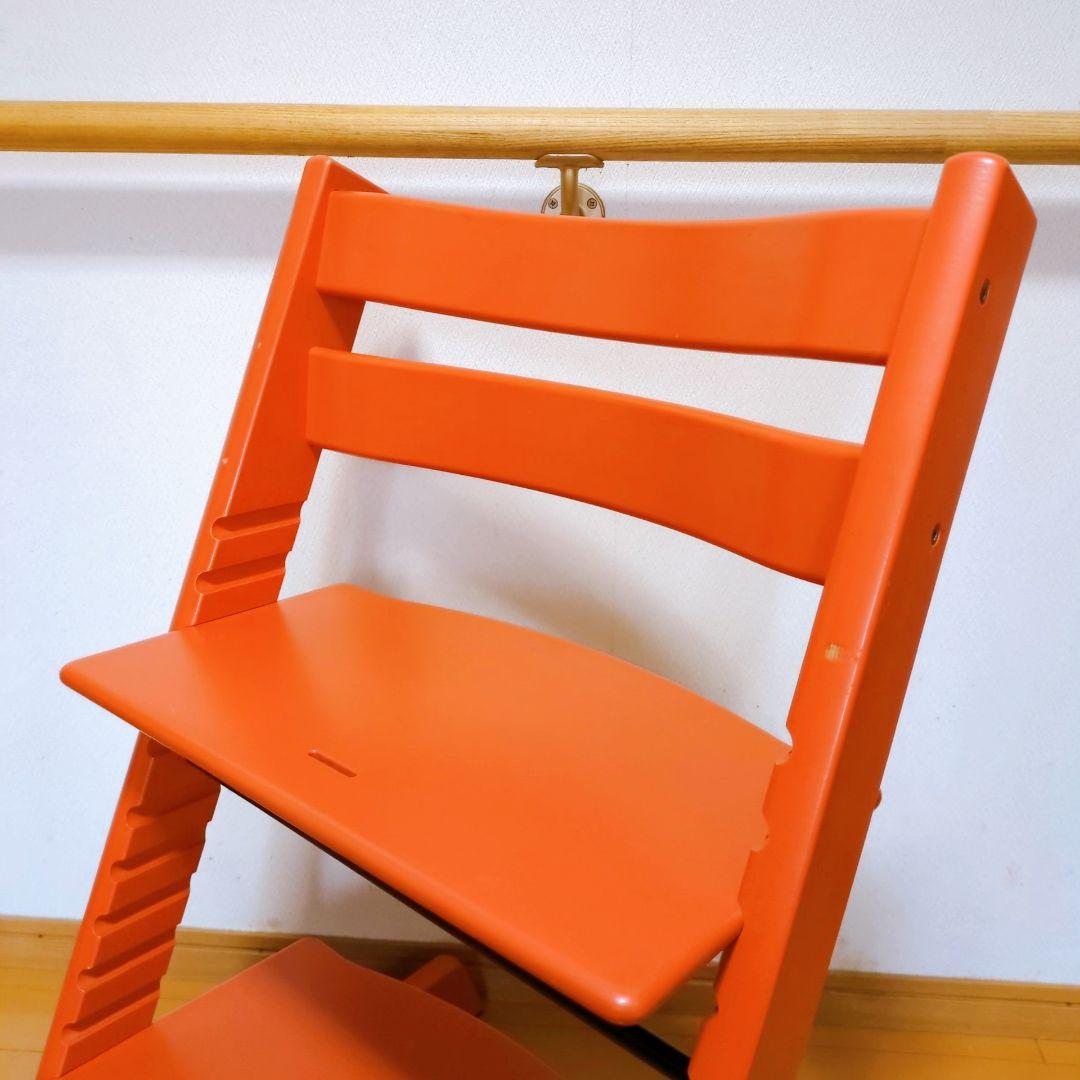 ⭐STOKKE ストッケ トリップトラップ シリアル4 人気のオレンジ♪