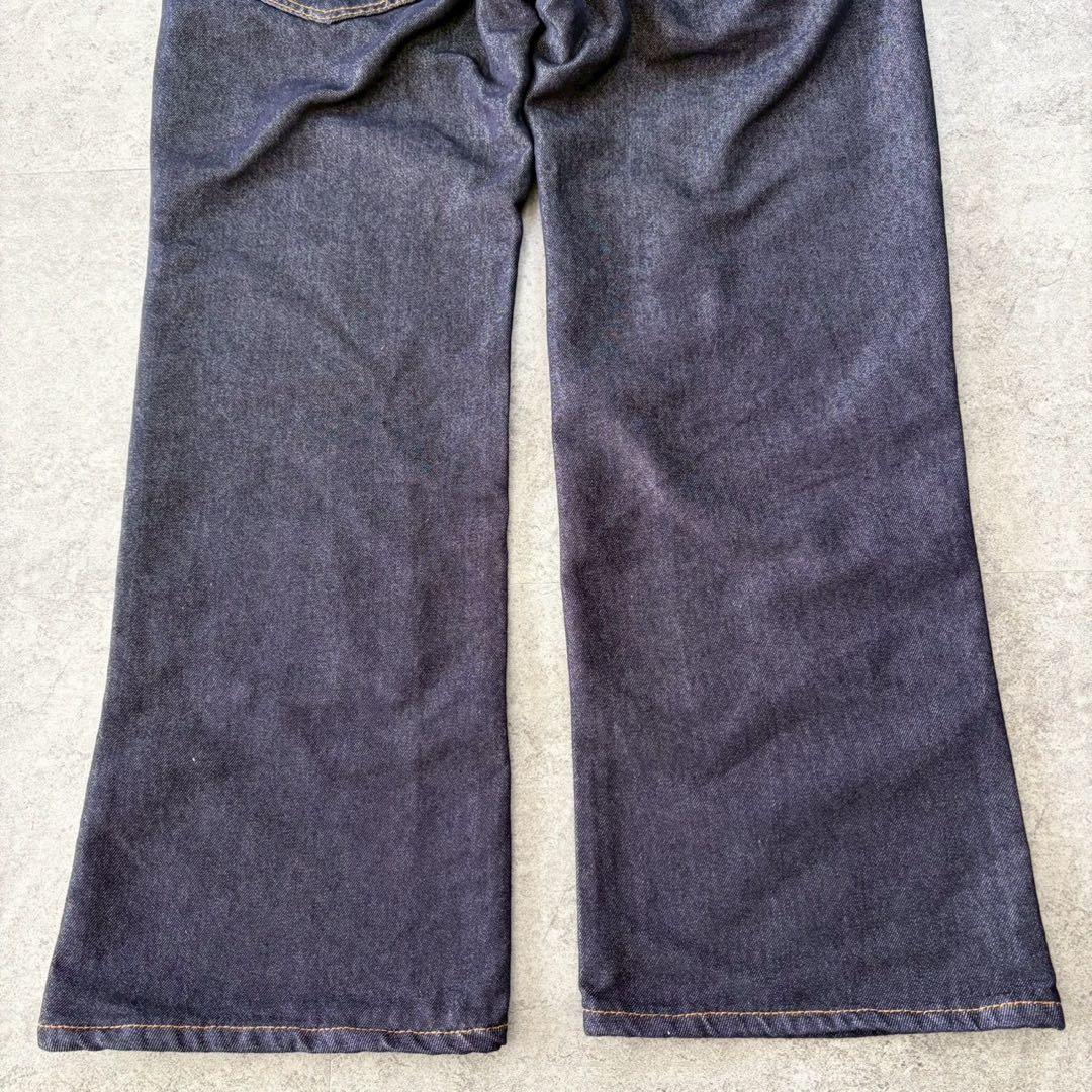 00s【archive】ダブルウエストデニムパンツ/Y2K/opium/ギミック