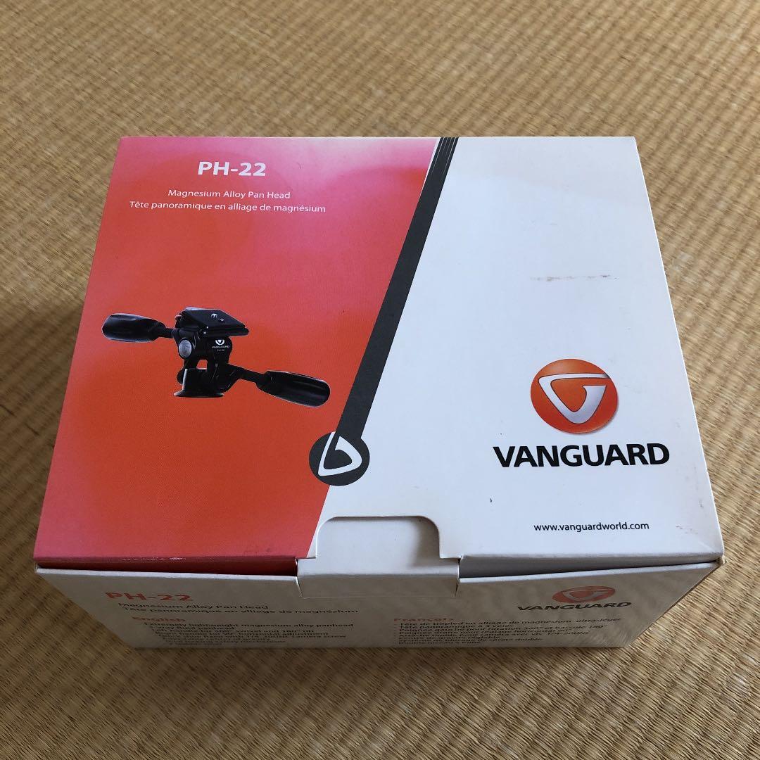 VANGUARD 三脚用　3way雲台　マグネシウム合金　ph-22