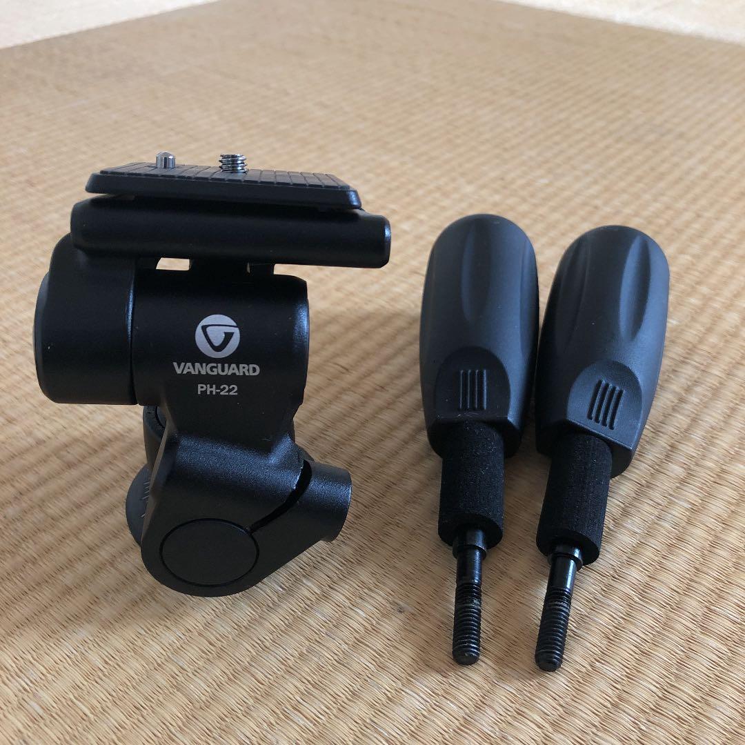 VANGUARD 三脚用　3way雲台　マグネシウム合金　ph-22