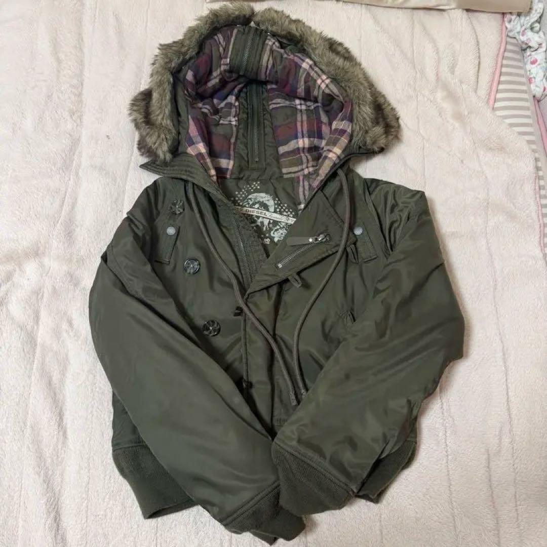 DIESEL N2B ミリタリージャケット オリーブグリーン