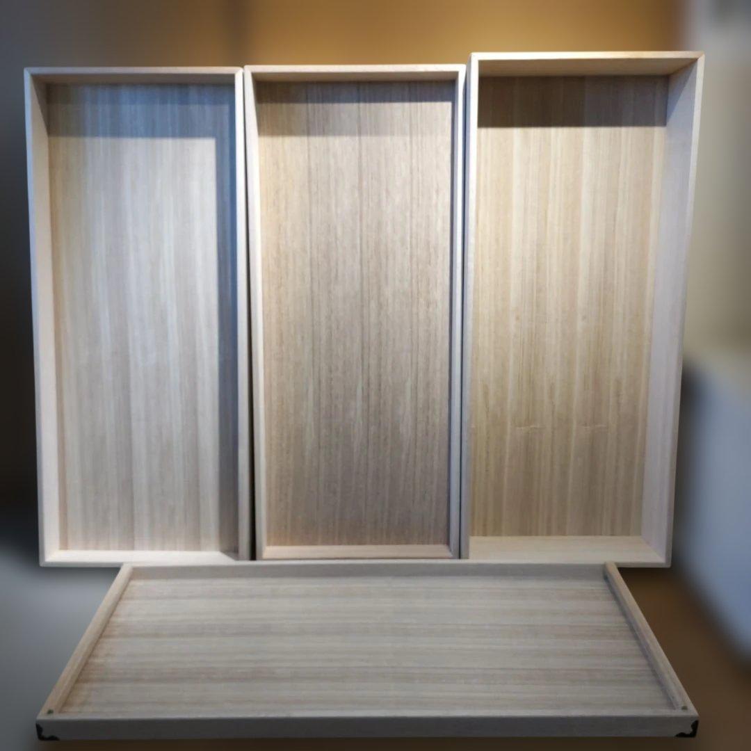 桐箱 3段 着物 衣類収納ケース