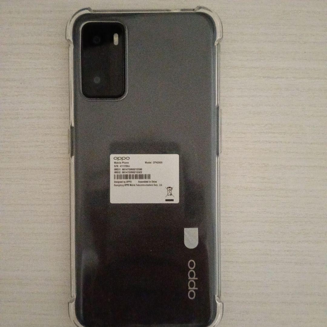 oppo A55S 5G　楽天モバイル　SIMフリー　フィルム、クリアケース付