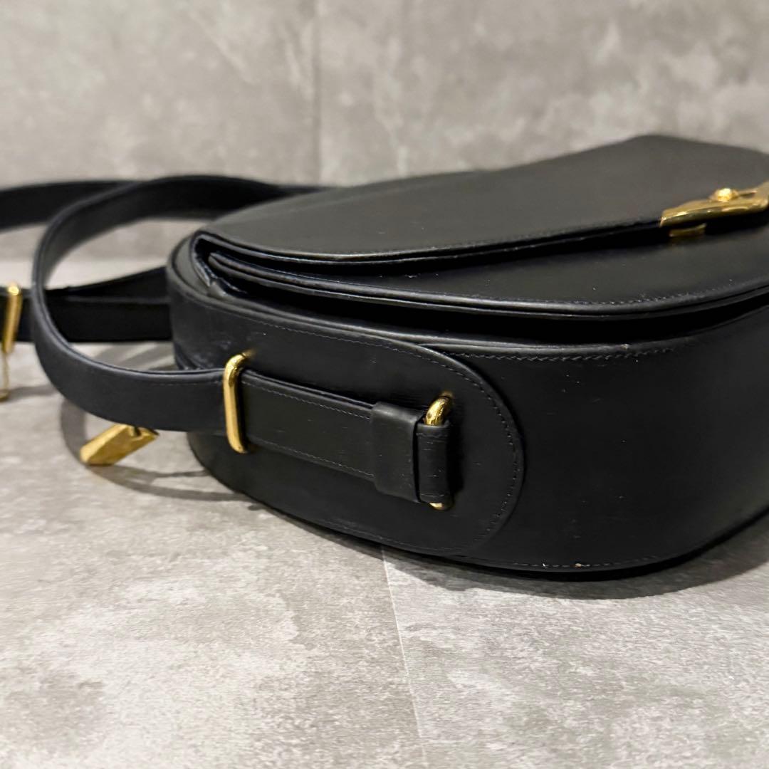 ⭐️カルティエ⭐️サファイアライン ショルダーバッグ ブラック レザー