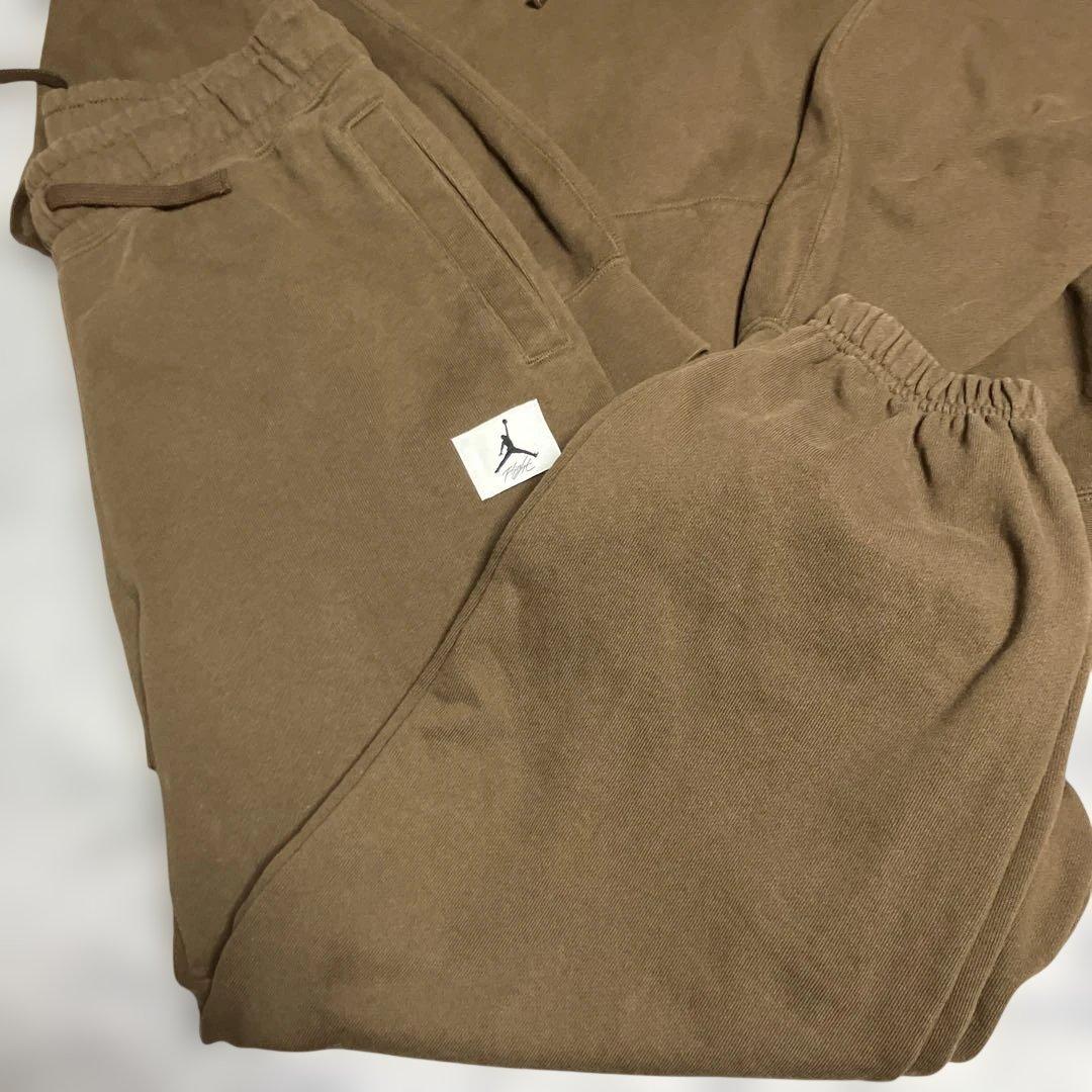 Jordan ブラウン フード付きスウェットセット　NIKE