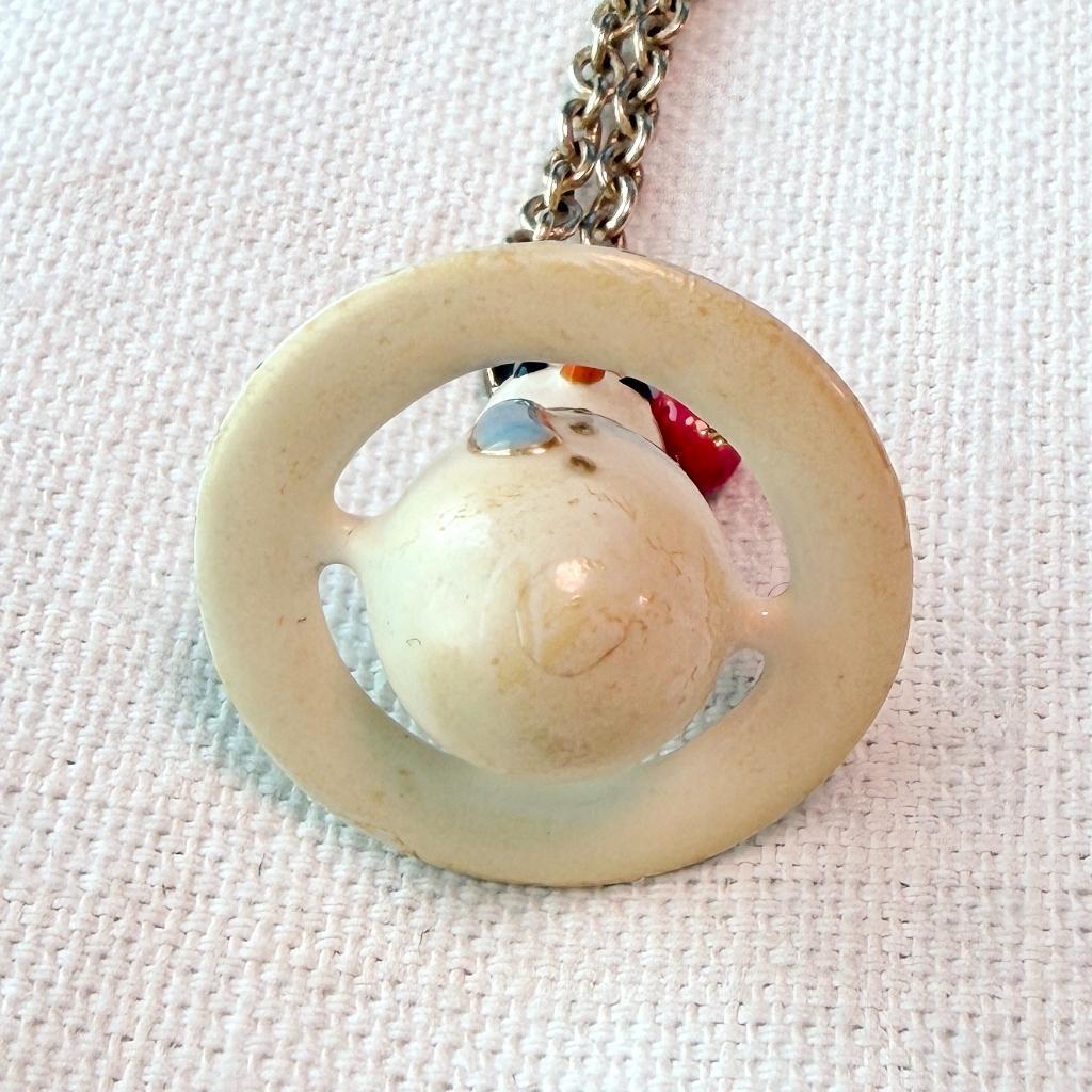 ヴィヴィアンウエストウッド スノーマン オーブ ネックレス 雪だるま