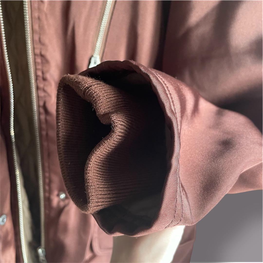 ジャケット・アウター 6(ROKU) BOA COLLAR ZIP COAT B