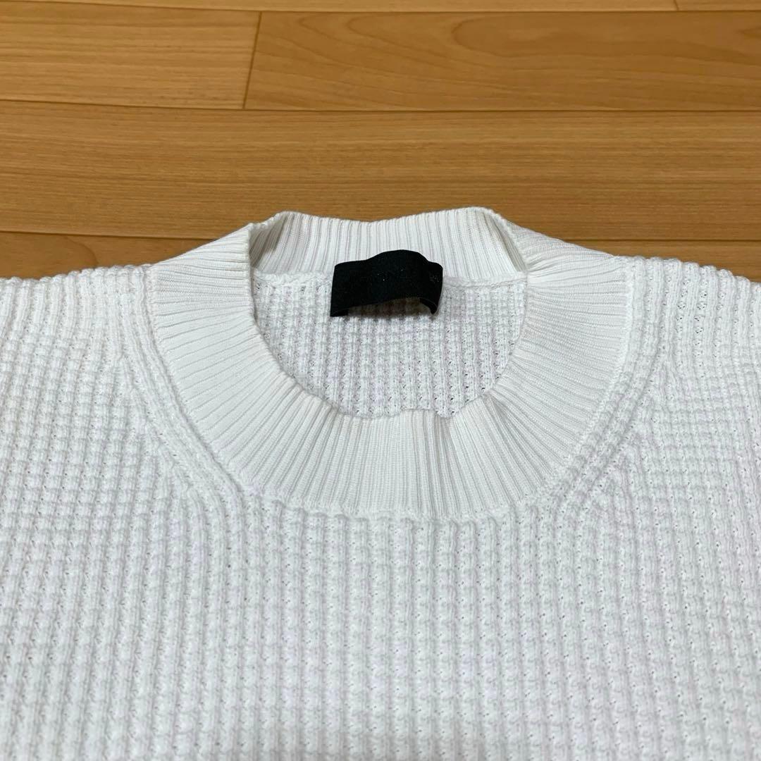 〔美品タグ付〕モンクレール　セーター　ニット　ホワイト　M 国内正規品　5P66