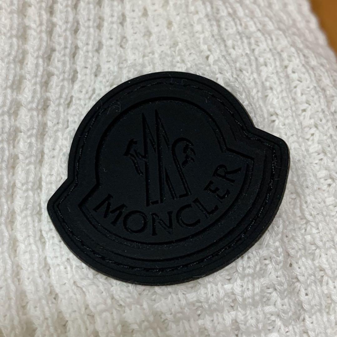〔美品タグ付〕モンクレール　セーター　ニット　ホワイト　M 国内正規品　5P66