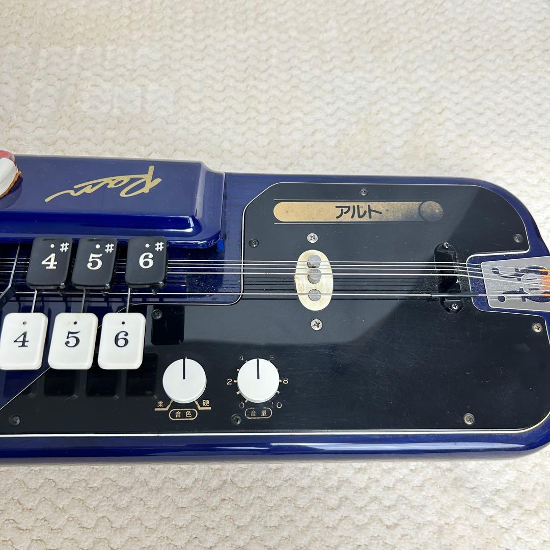 【超希少カラー】SUZUKI スズキ 電気大正琴 蘭 　アルト　青色　ブルー