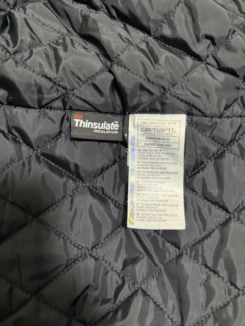 Carhartt wip 25周年　チョアコートブラックカバーオール