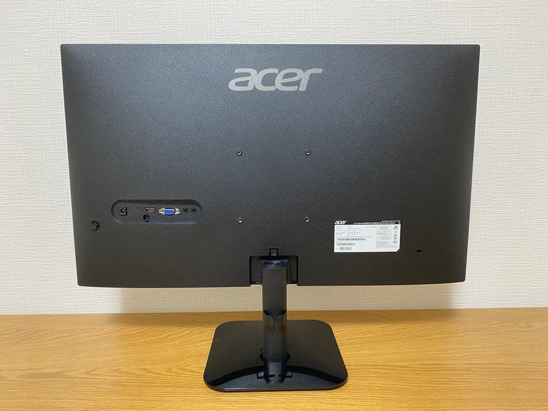【新品未使用品】Acer 27インチ フルHD IPSモニター 本体
