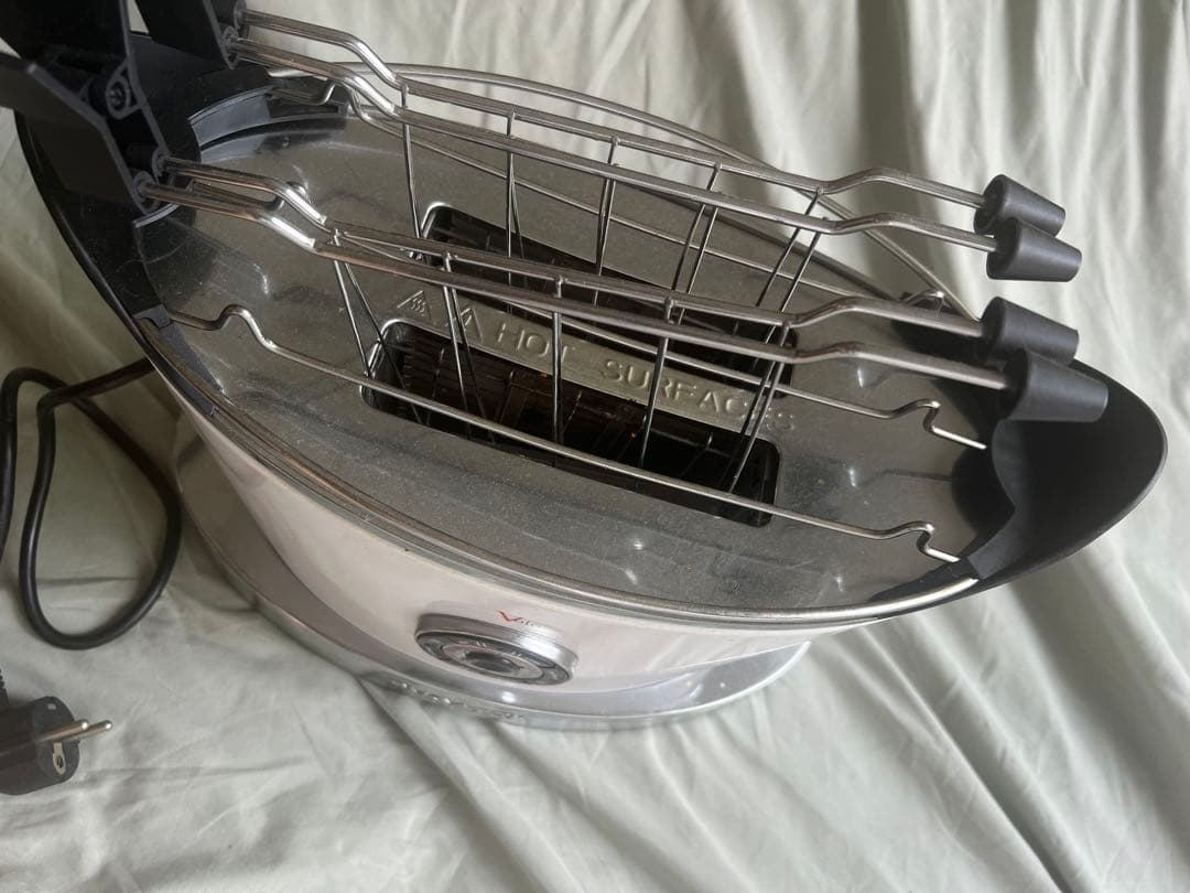 ドイツ製 Bugatti Volo ステンレス 2枚焼きトースター 高級家電