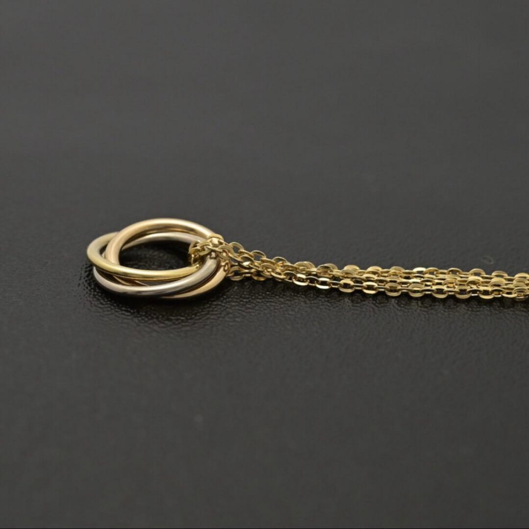 Cartier カルティエ トリニティ ダブルチェーン ネックレス ペンダント