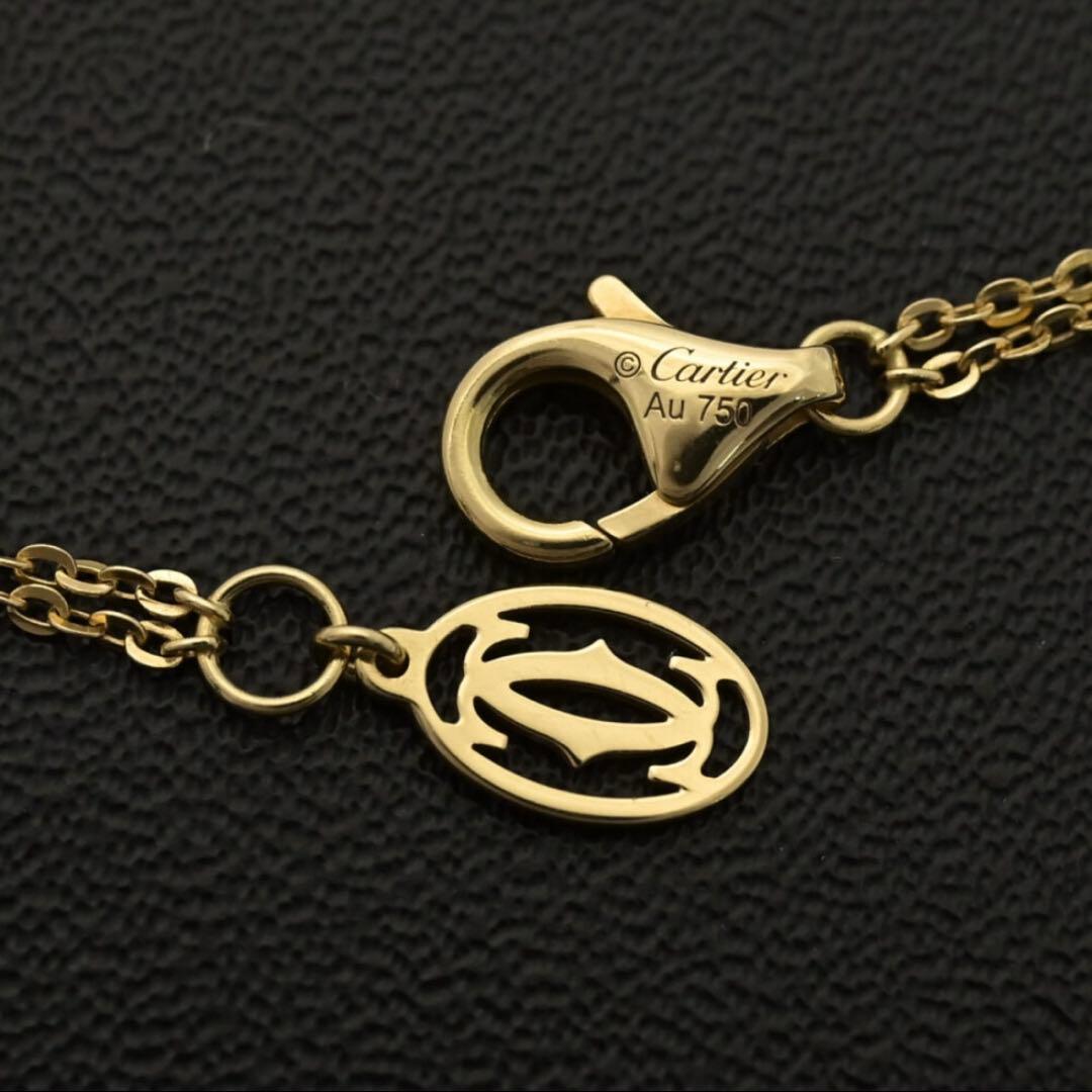 Cartier カルティエ トリニティ ダブルチェーン ネックレス ペンダント