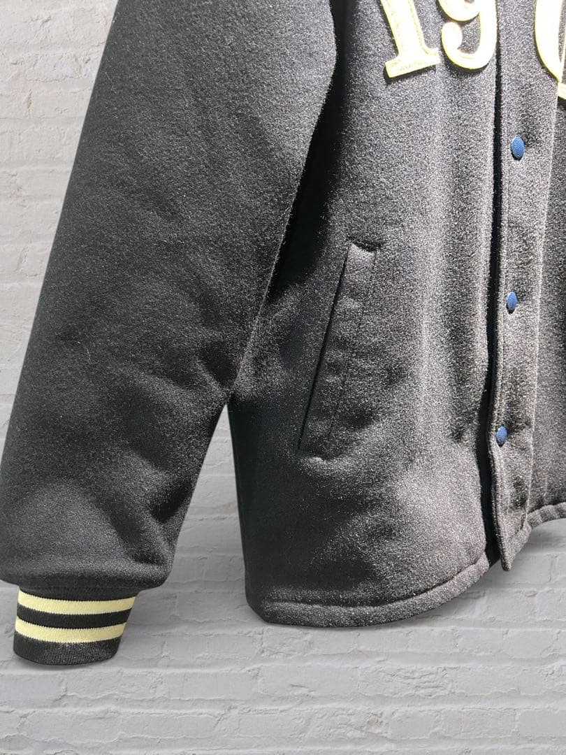 NEIGHBORHOOD メルトン スタジャン L 黒 1901