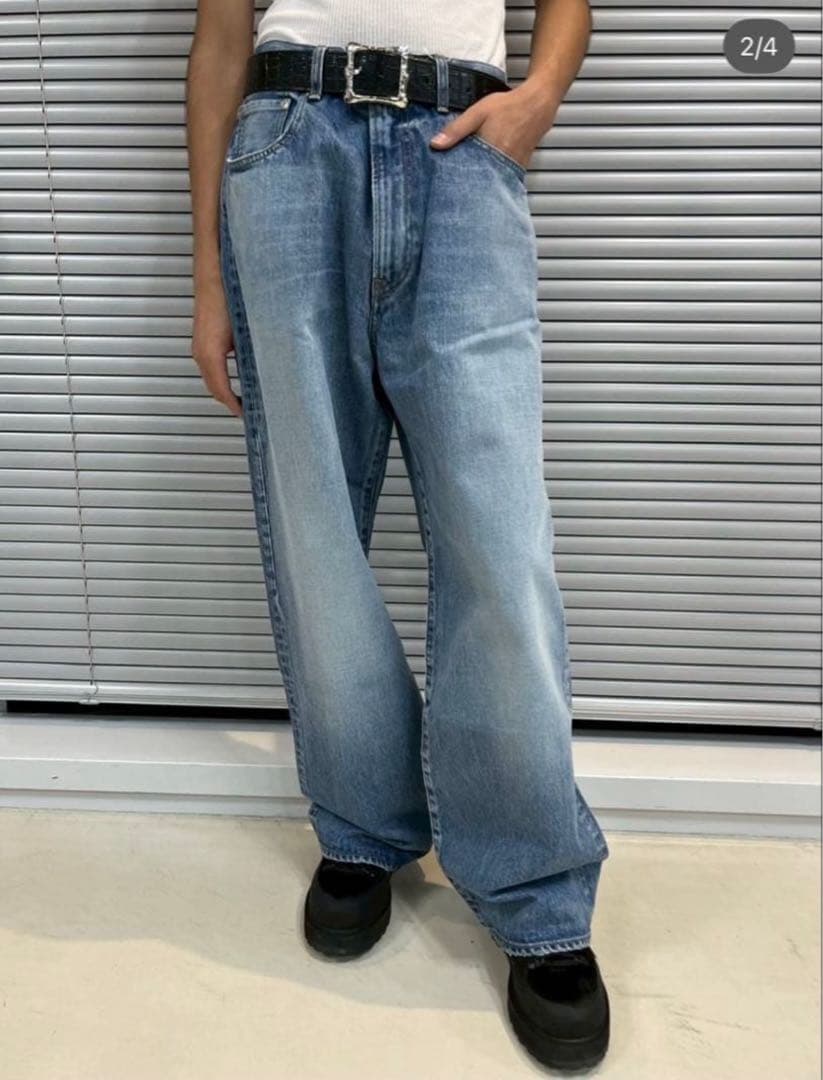 Future archive straight denim デニム L