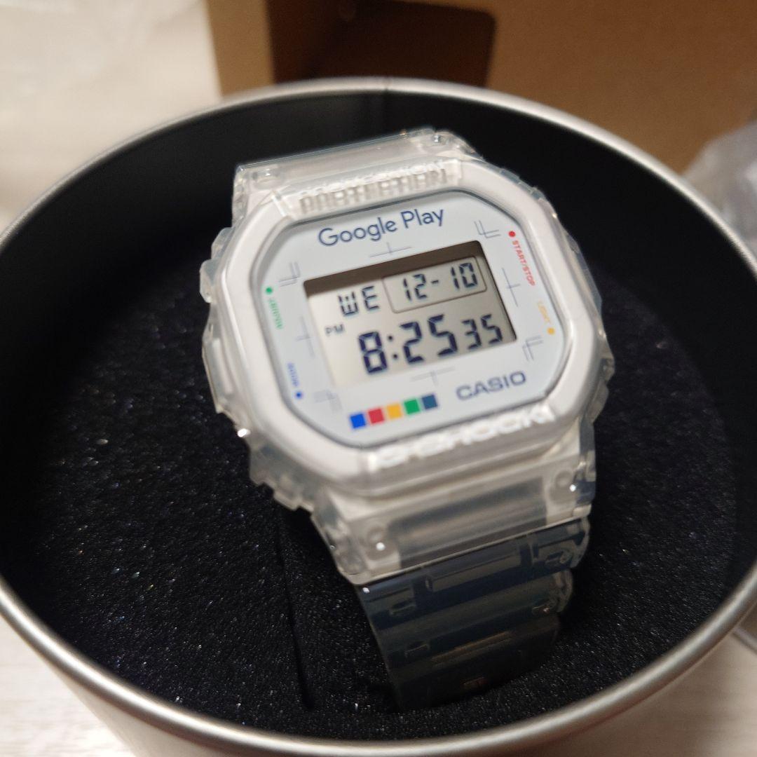 【限定】​Google Play × G-SHOCK コラボ 腕時計【CASIO