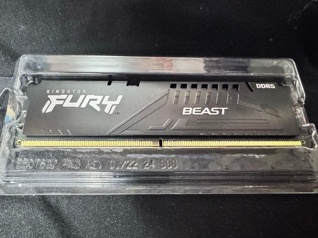 動作確認済み　Kingston FURY DDR5 16GBx2 6000MHz