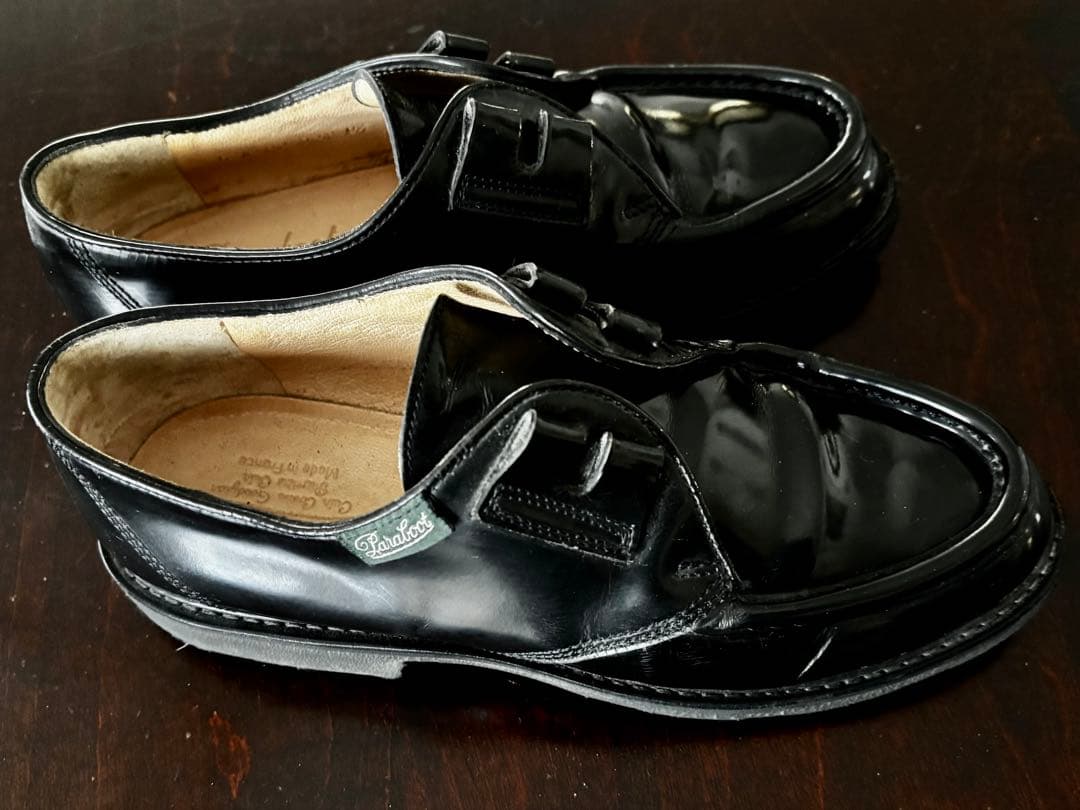 PARABOOT パテント ブラックシューズ