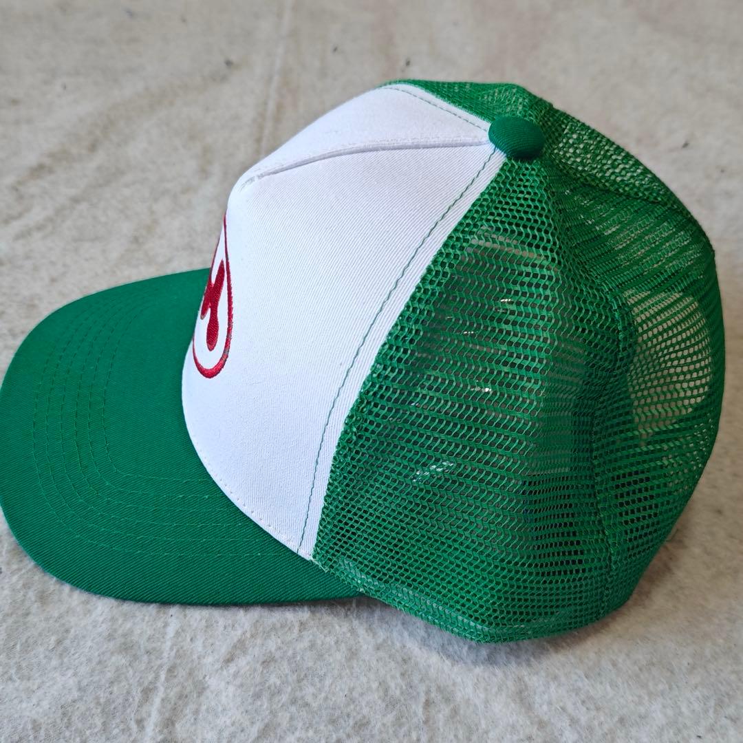 MOWALOLA グリーン/ホワイト キャップ
