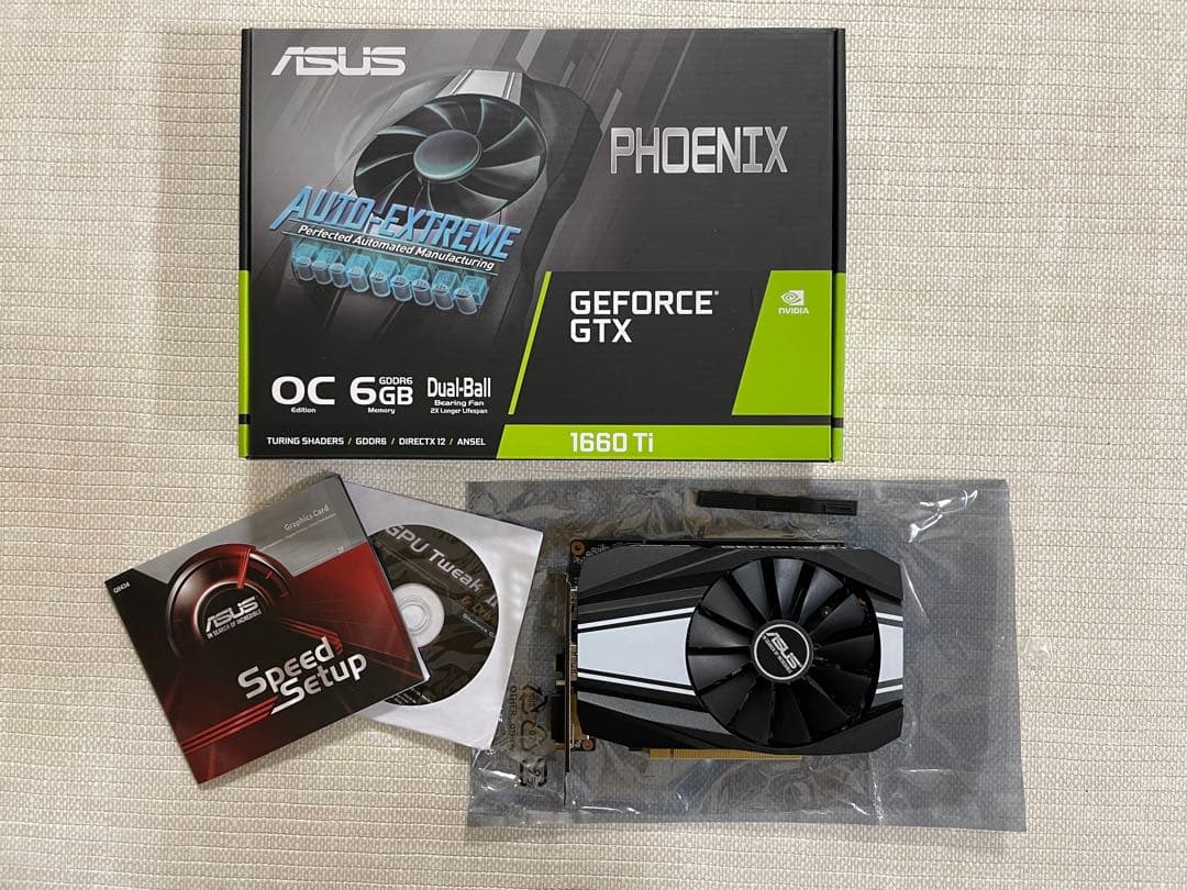 グラフィックボード・グラボ・ビデオカード ASUS GeForce GTX 1660 Ti OC 6GB