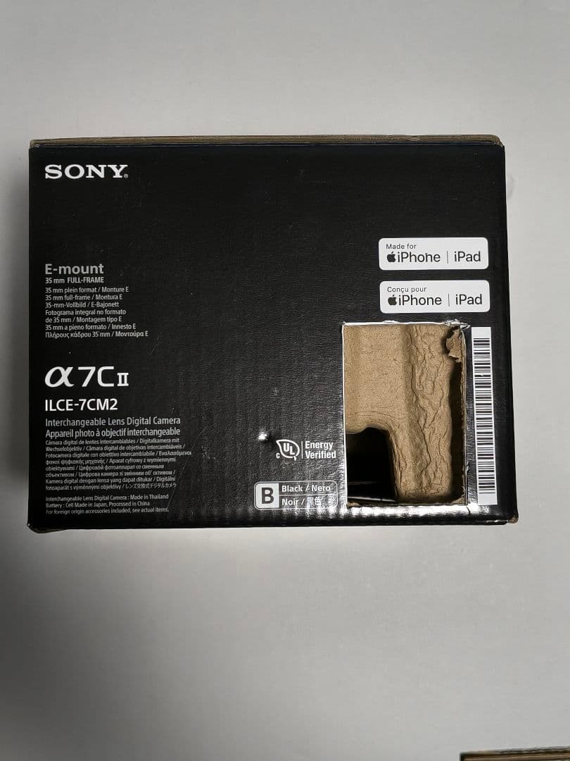 【新品】SONY α7cII ブラック ボディ ILCE-7CM2