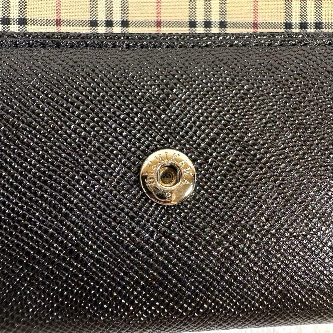 【箱付き】バーバリー BURBERRY 4連キーケース ノバチェック －ブラック