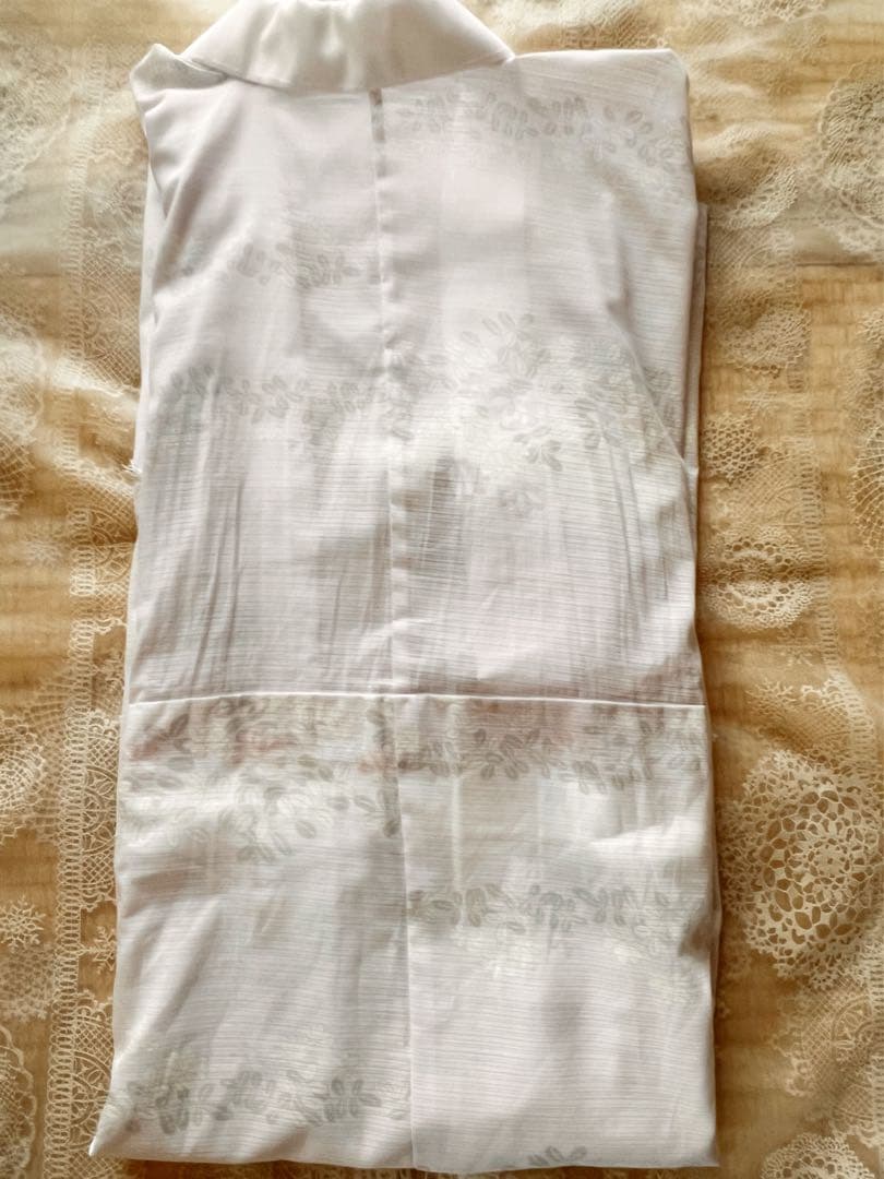 長襦袢 爽竹 東レ　絽　薄い藤色　薄紫色　夏用