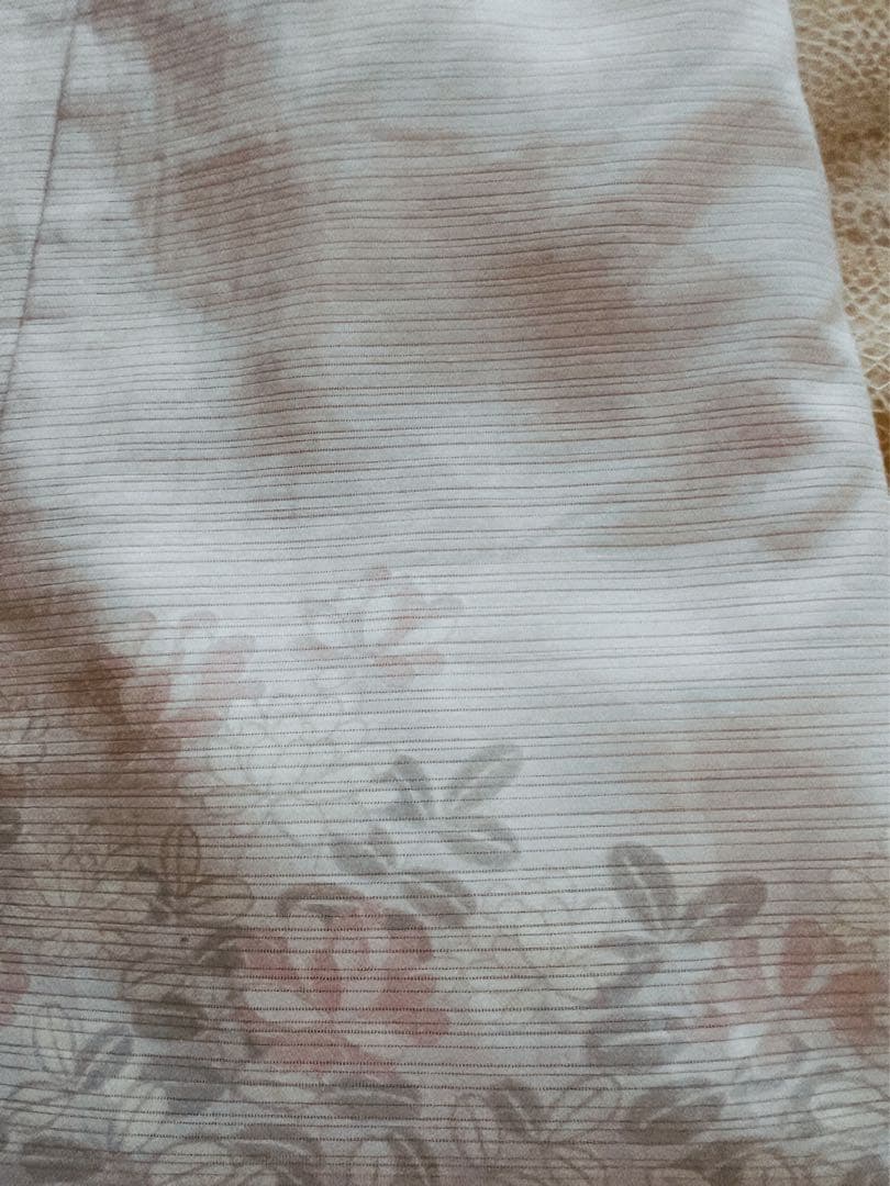 長襦袢 爽竹 東レ　絽　薄い藤色　薄紫色　夏用