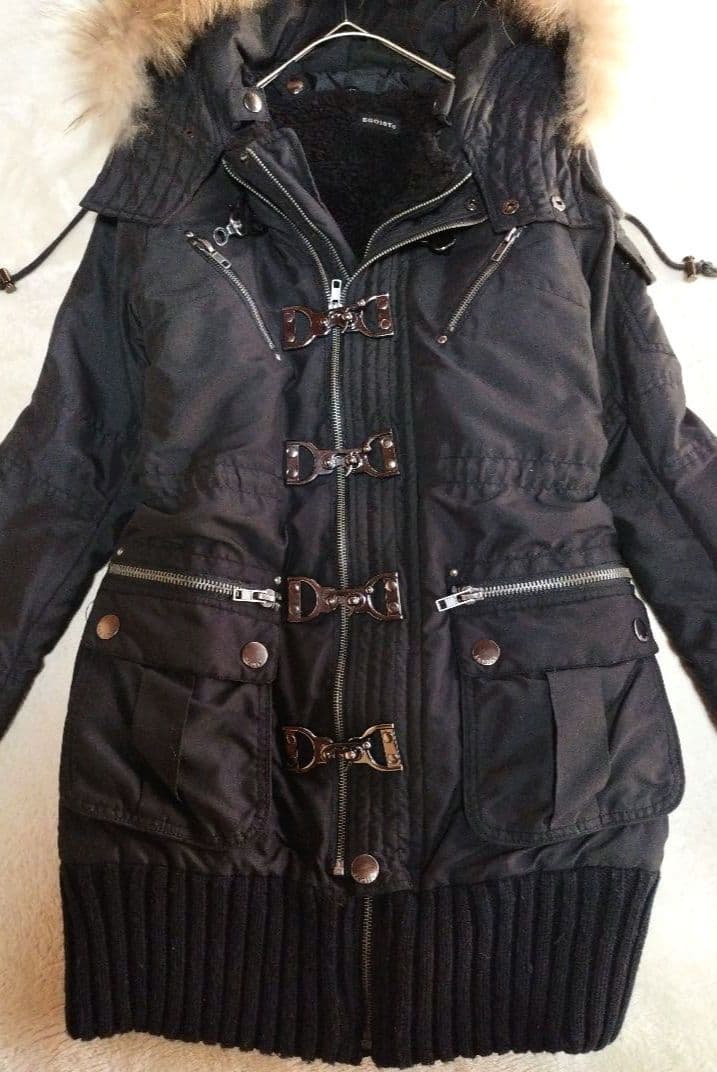 y2k 平成ギャル N3B EGOIST モッズコート ファー グランジ 美品