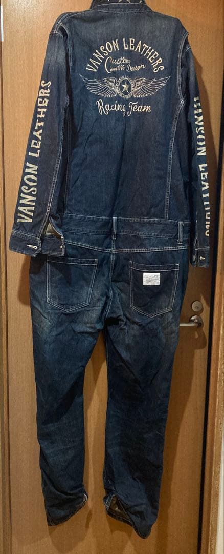 専用 テル様VANSON LEATHERS デニムオールインワン　つなぎ