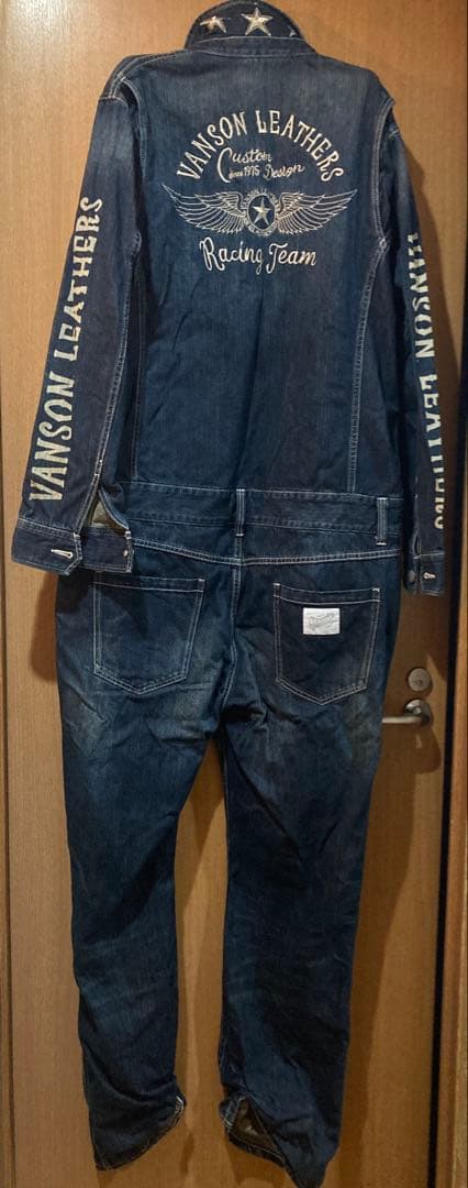 専用 テル様VANSON LEATHERS デニムオールインワン　つなぎ