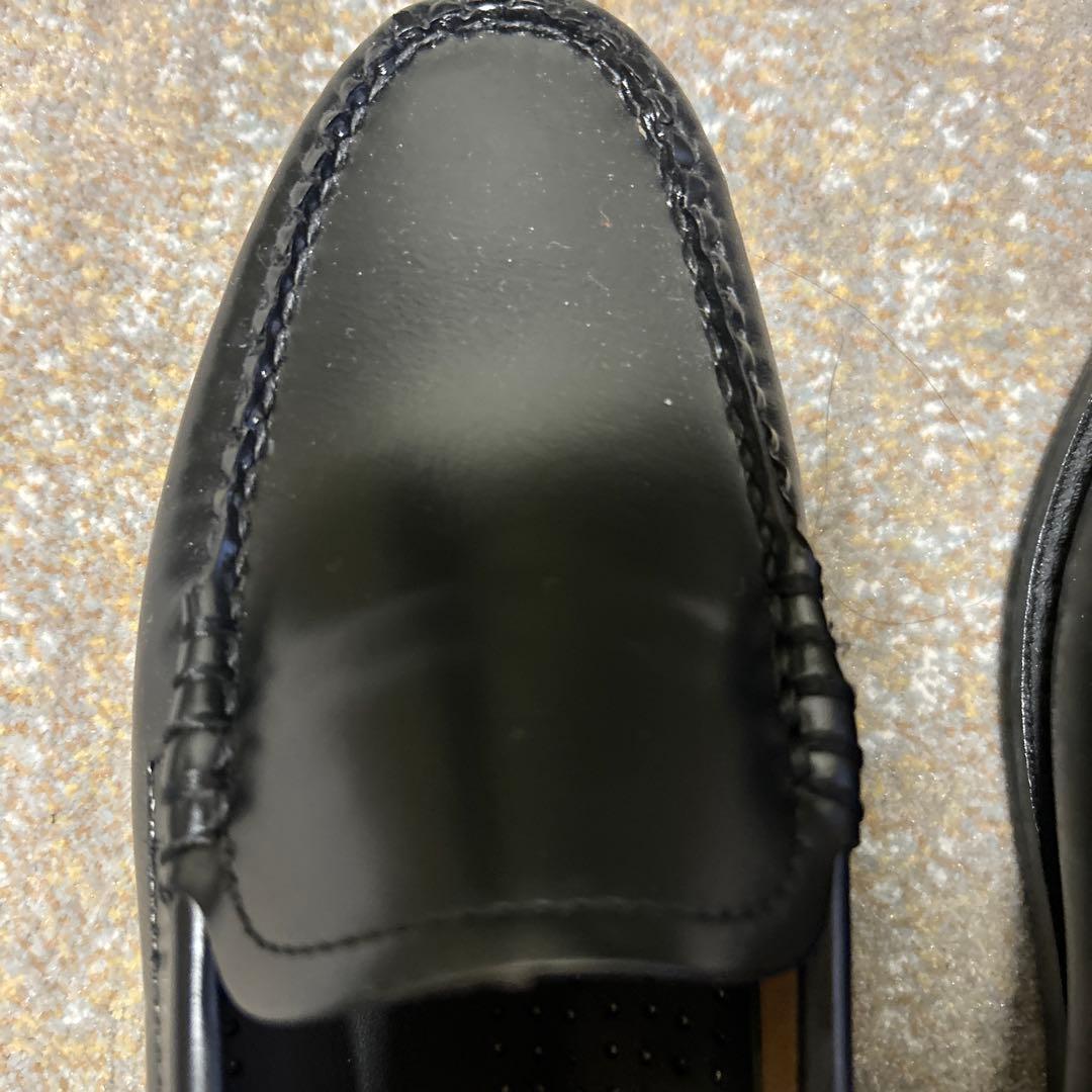 ブラックレザー ローファー　G.H.BASS CLANE 別注