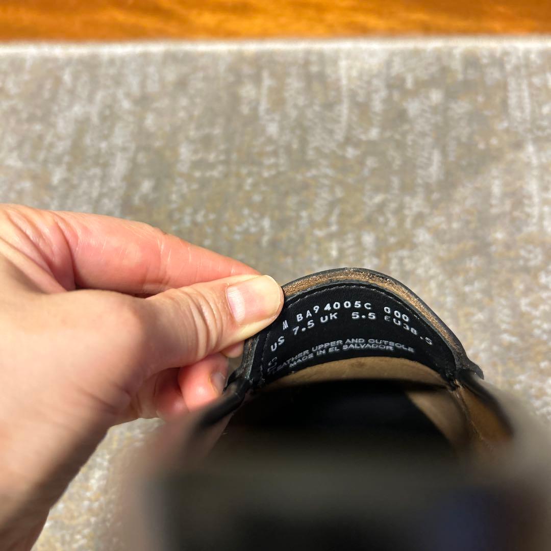 ブラックレザー ローファー　G.H.BASS CLANE 別注