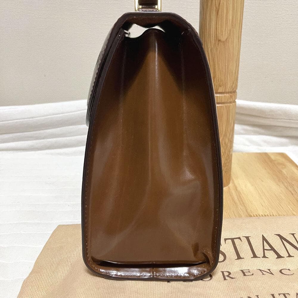 クリスチャン フローレンス 馬柄 ハンドバッグ レザー イタリア製 齋藤飛鳥