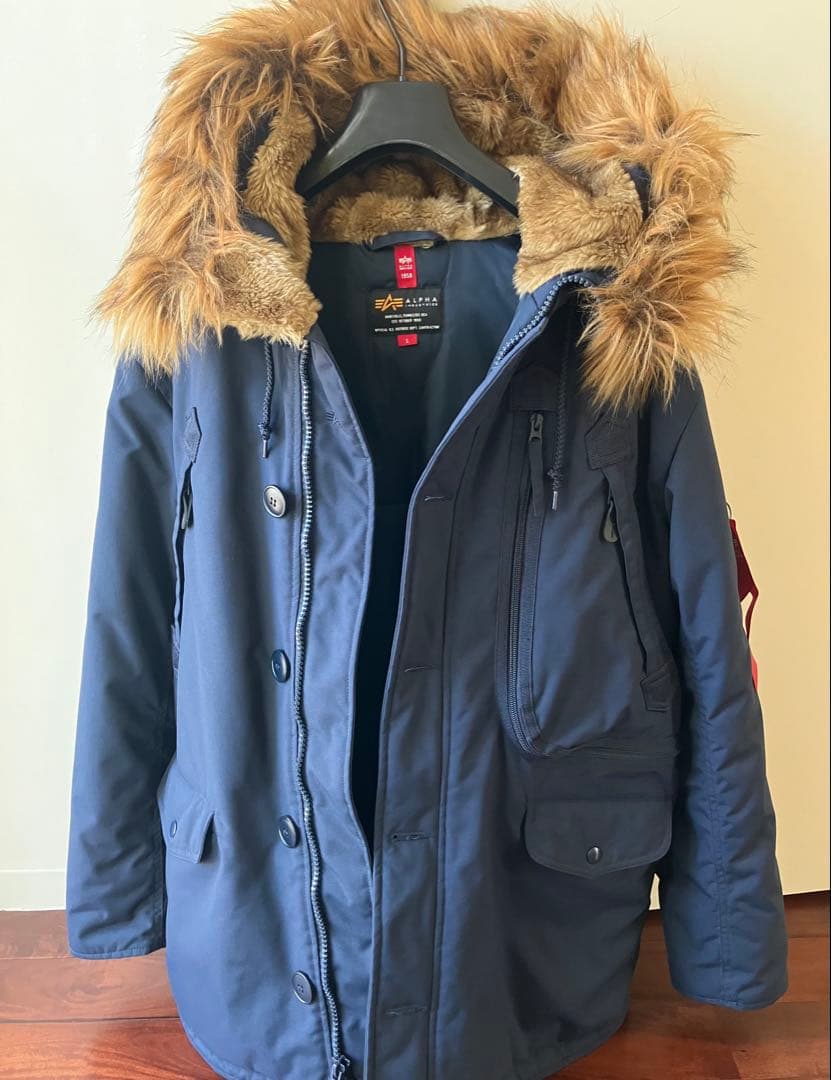 ジャケット・アウター ALPHA N3-B POLAR WARRIORS NAVY SIZE:S