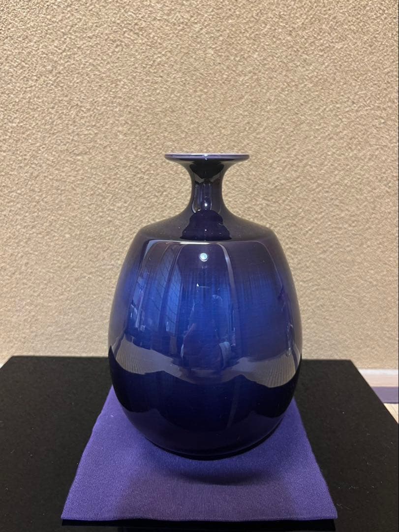 人間国宝　三代徳田八十吉　正彦　壺