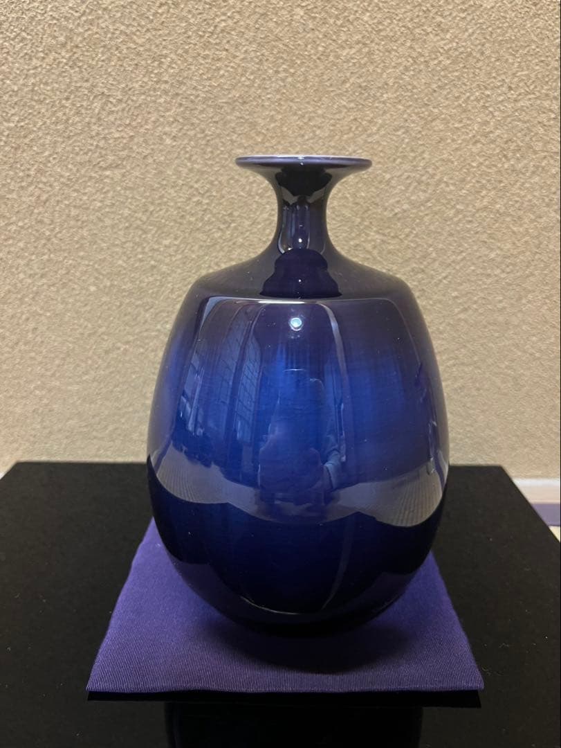 人間国宝　三代徳田八十吉　正彦　壺