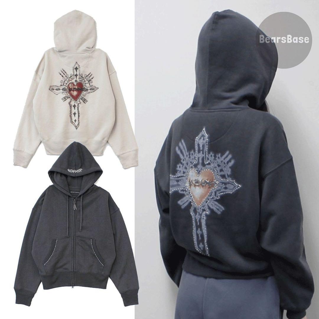 SCULPTOR Beaded Saint Hoodie Zip-Up パーカー