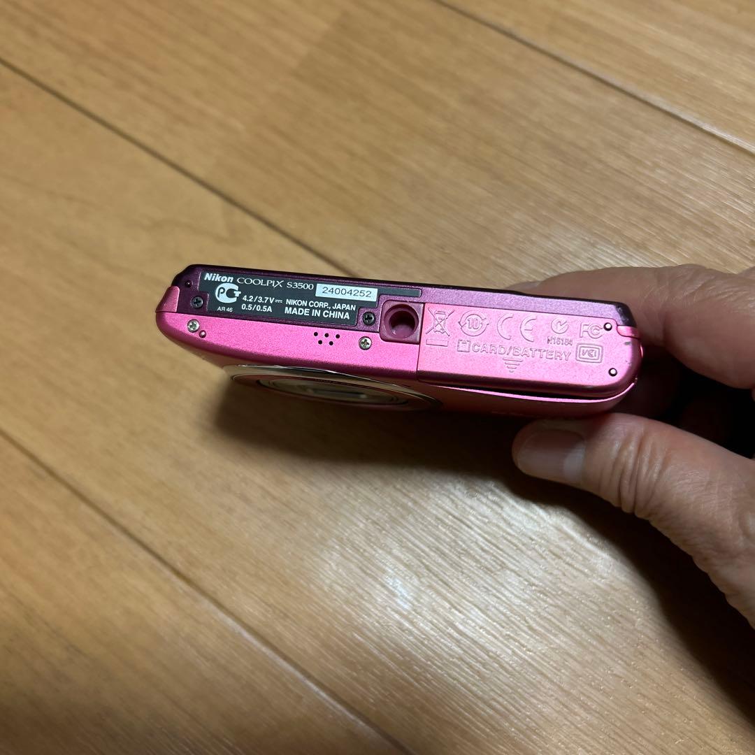 Nikon COOLPIX S3500 ピンク バッテリー付き！